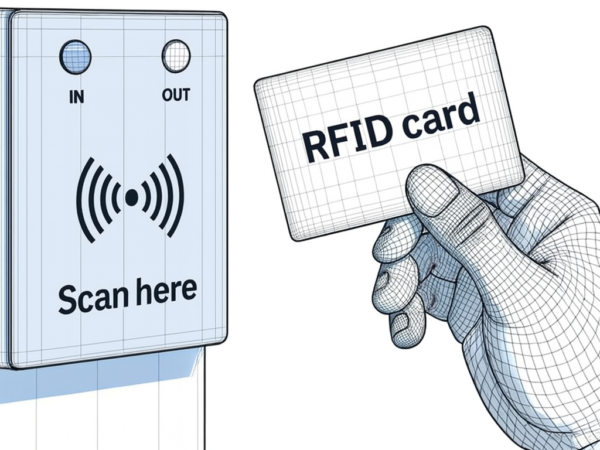 RFID card scanning for vehicle identification and fleet access management